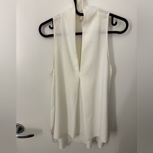 Wilfred V neck silk blouse